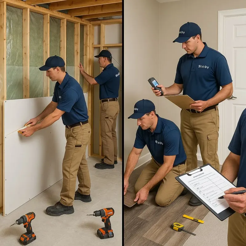 Repairs and Reconstruction process in Wilton, NH